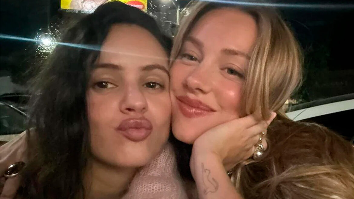Rosalía and Ester Expósito have a french dinner in L.A