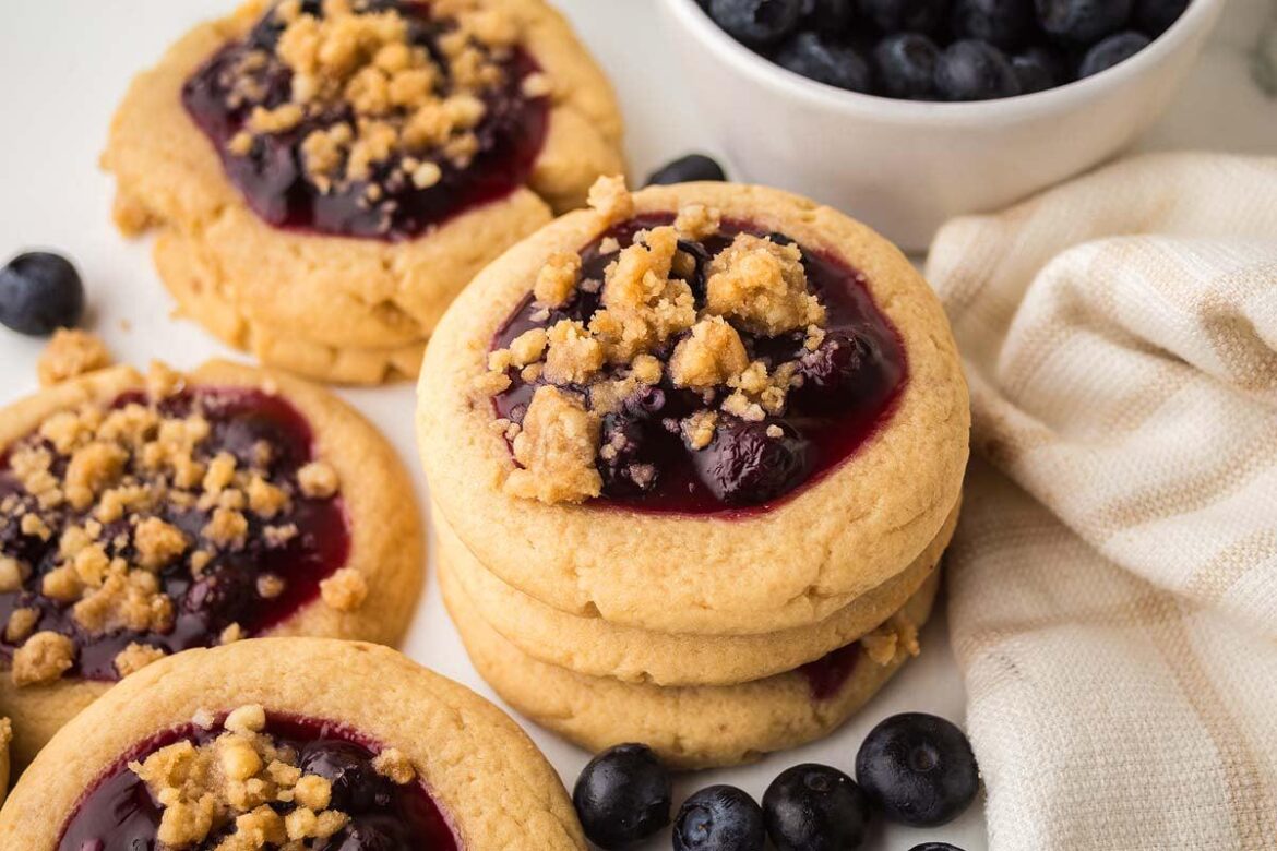 Blueberry Pie Cookies