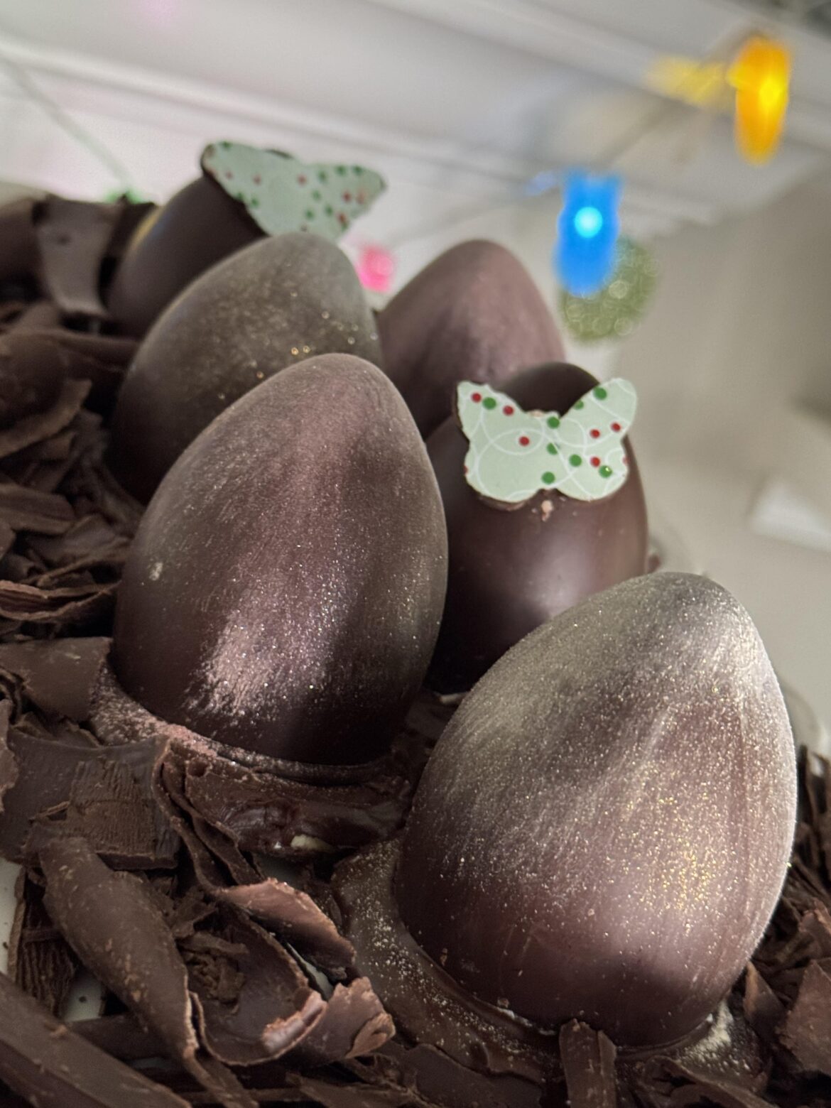 Marshmallow Cream filled Chocolate Eggs