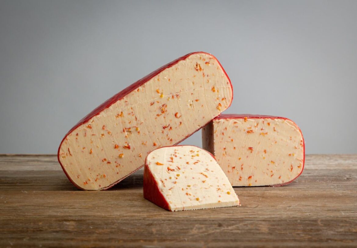 Day 1685 of posting images of cheese until I run out of cheese types: Peppadew Cheese