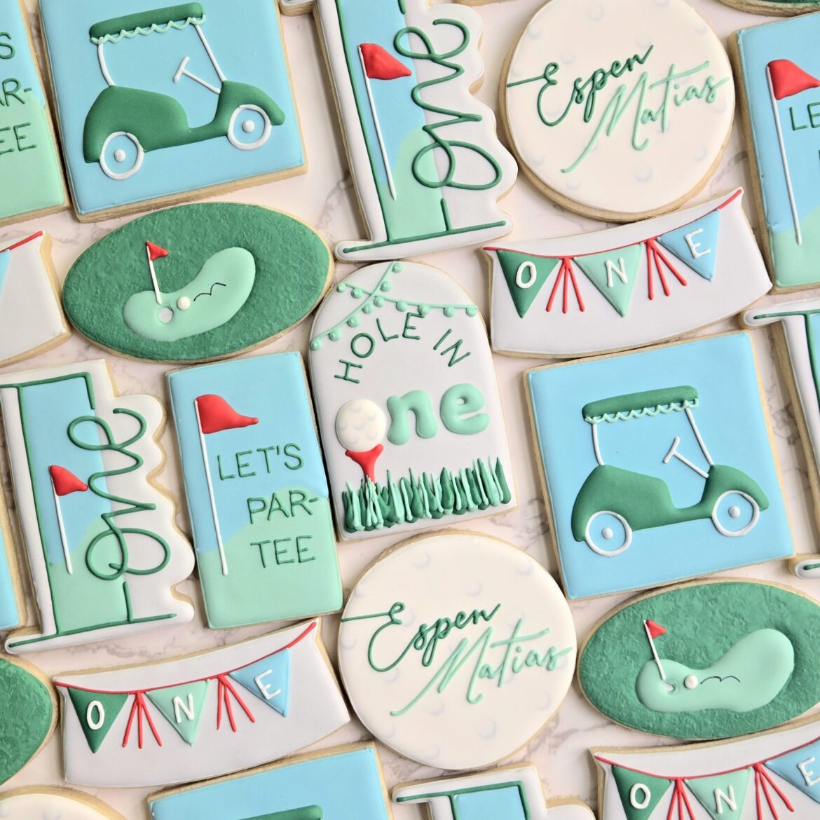 Hole in "one" for a one-year-old!