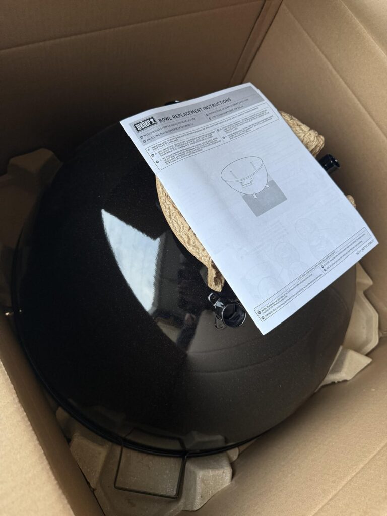 Weber warranty is gold