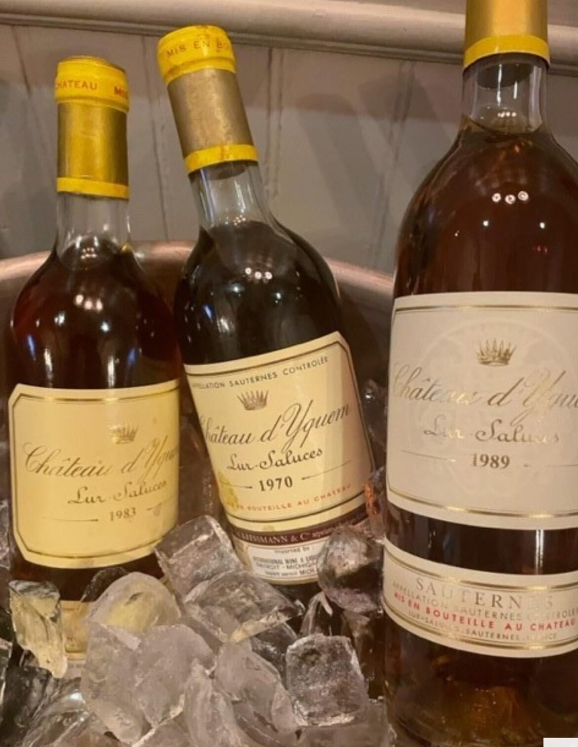A trio of Yquem A trio of Yquem