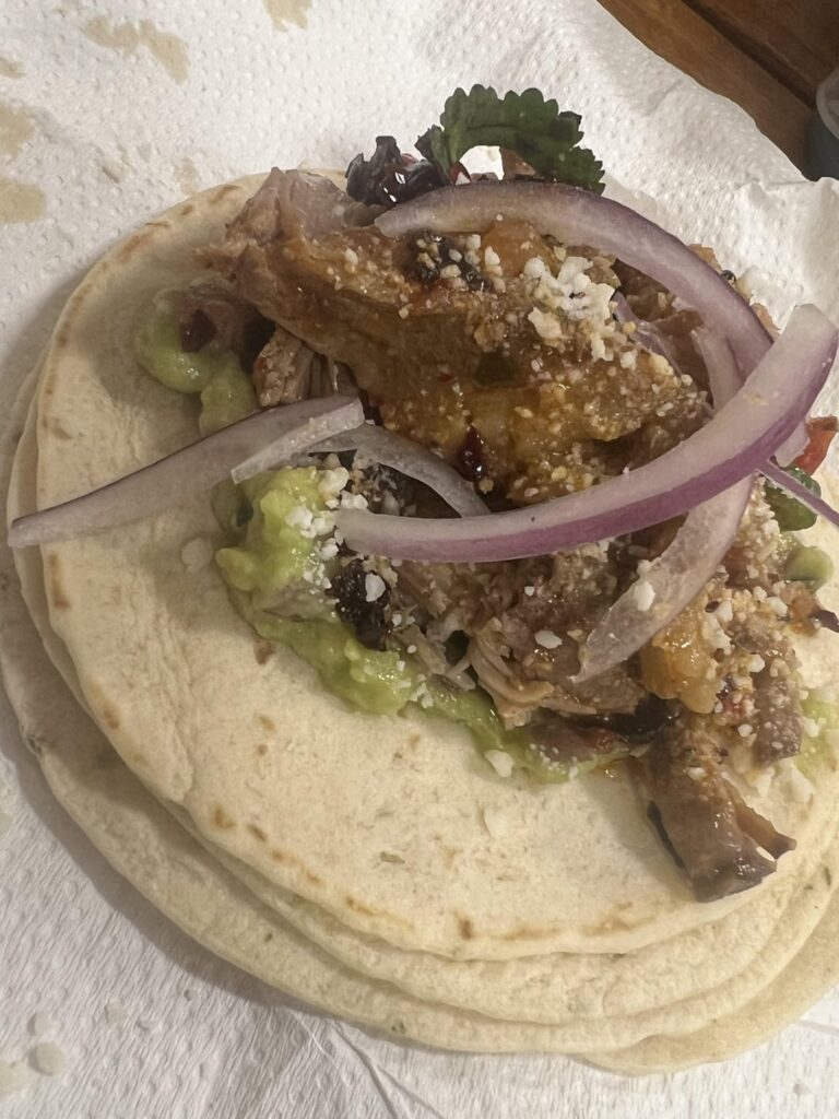 Pork tacos