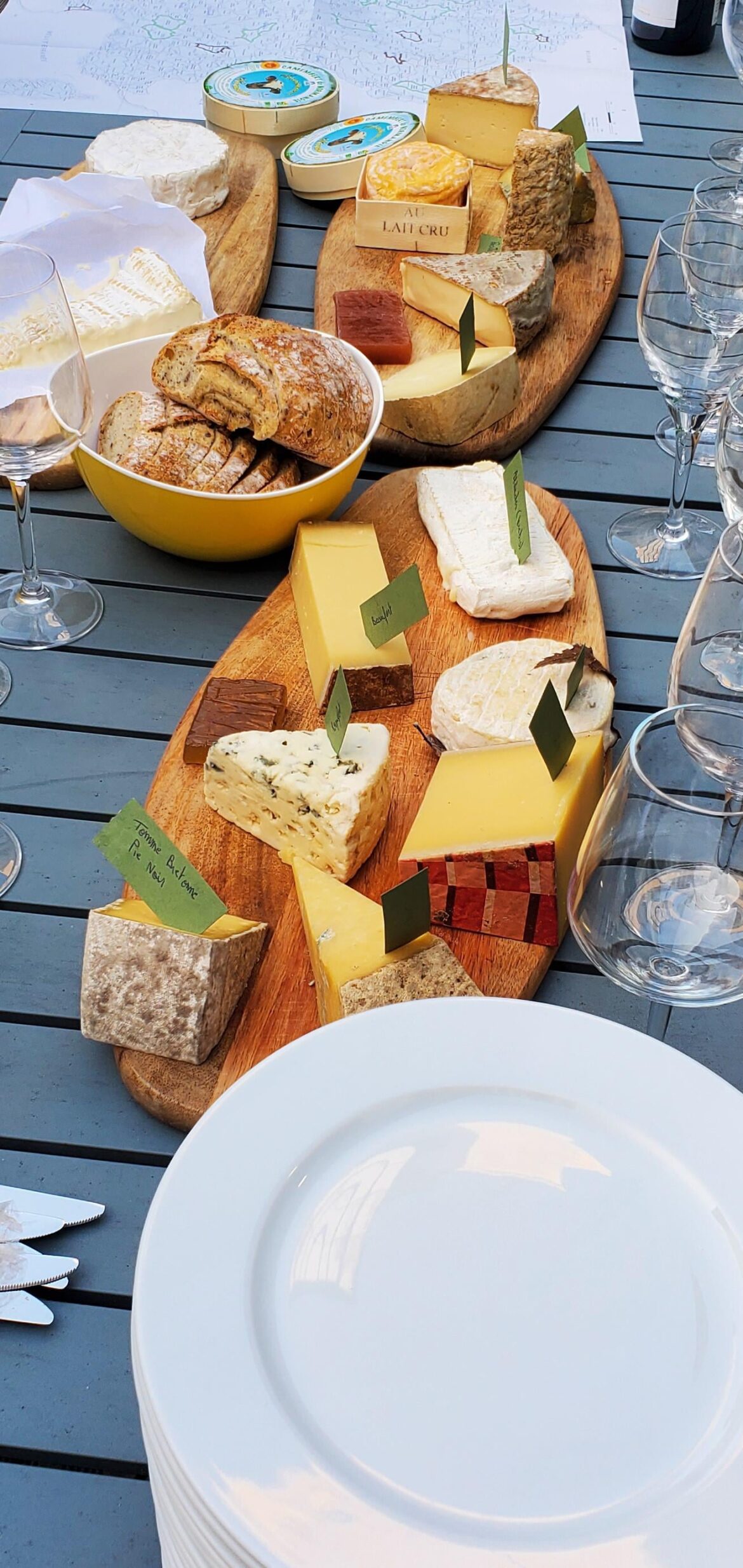 Spring is finally here, perfect time for some delicious cheese on a terrace