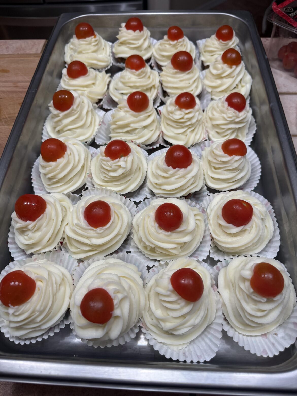 My April Fools “cupcakes”