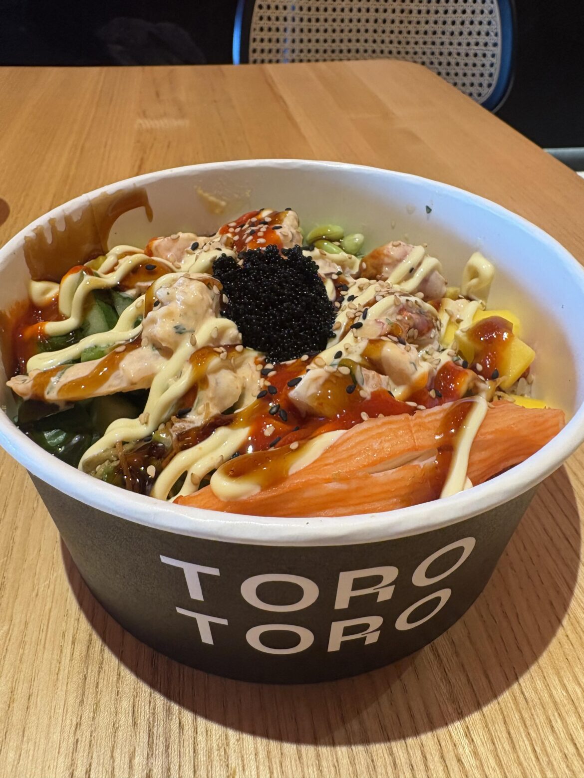 Lobster and Shrimp Poke at Toro Toro