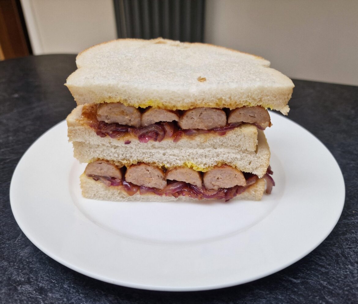Sausage sandwich
