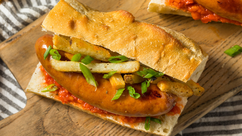 Sandwich de Merguez with frites