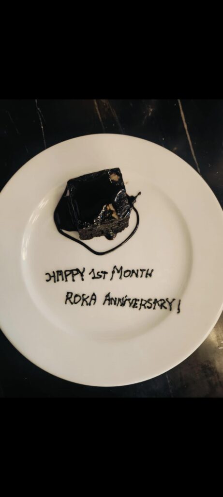 Celebrate 1-month Roka anniversary with Yumiii Choco Brownie😋💗🥳