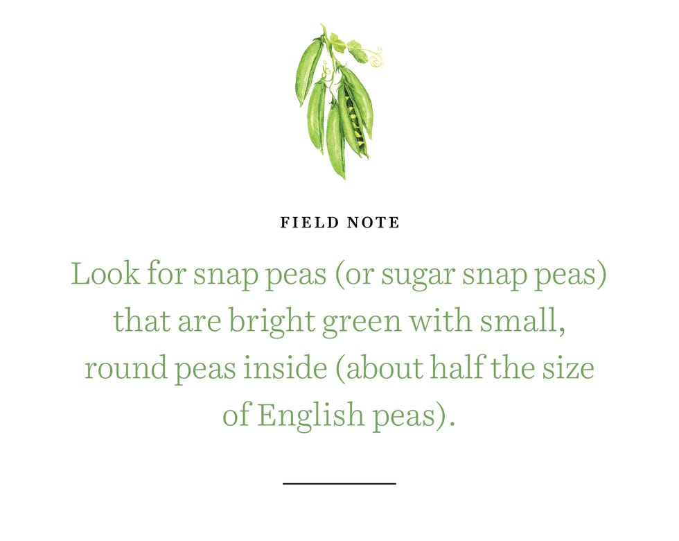 snap peas field note