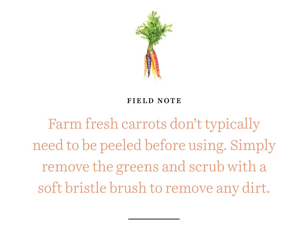 carrots field note