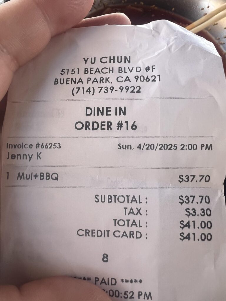 $41 for naengmyun and galbi?!