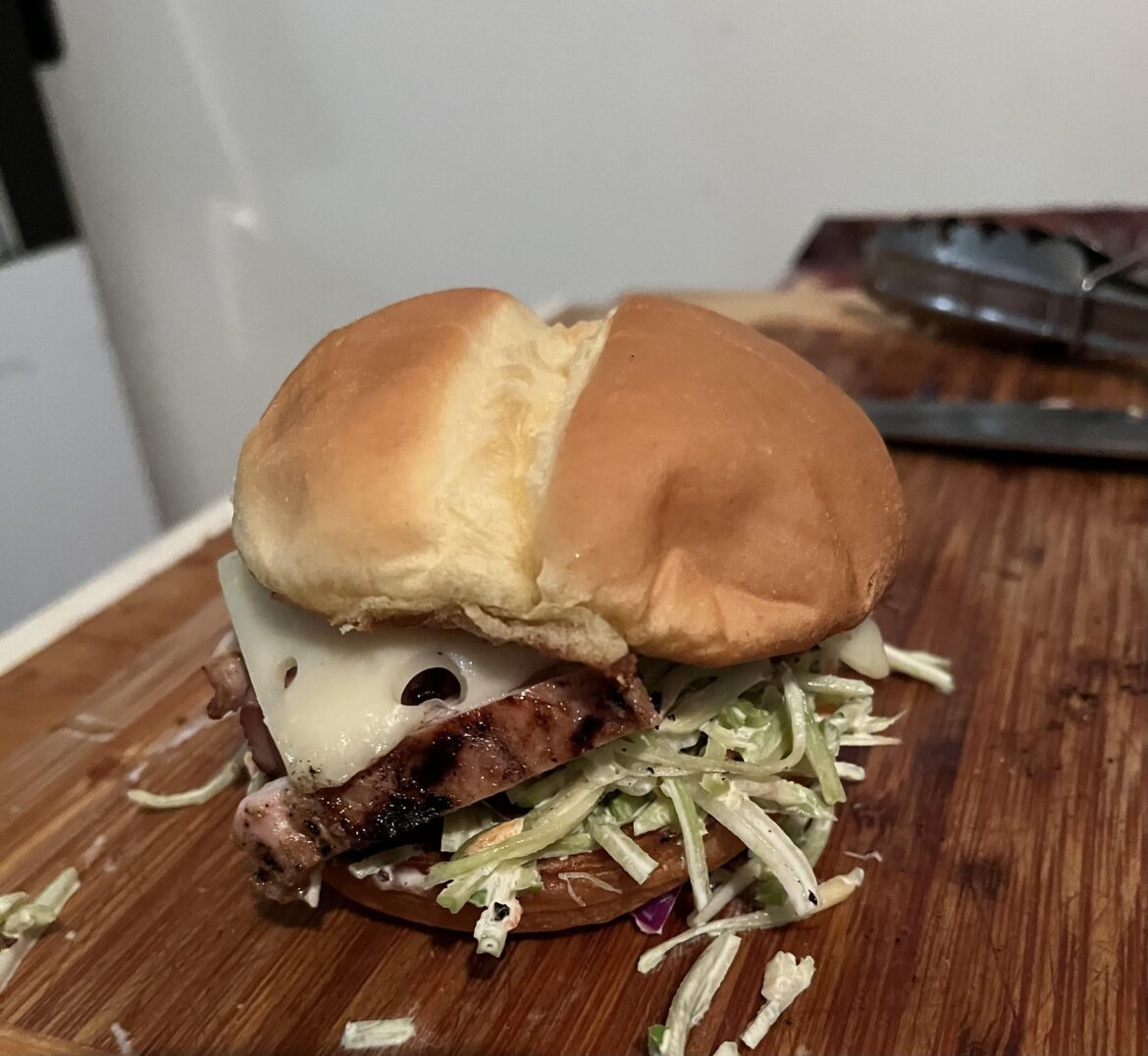 Spicy chicken sandwich