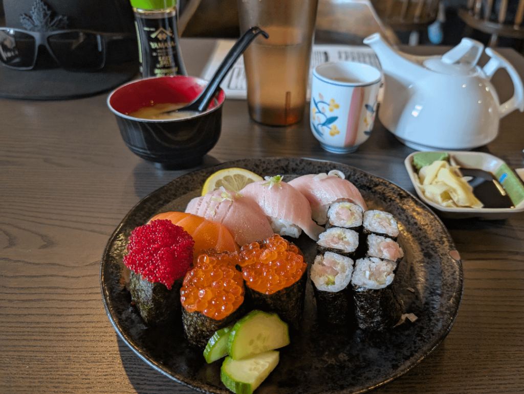 Quick post gym lunch