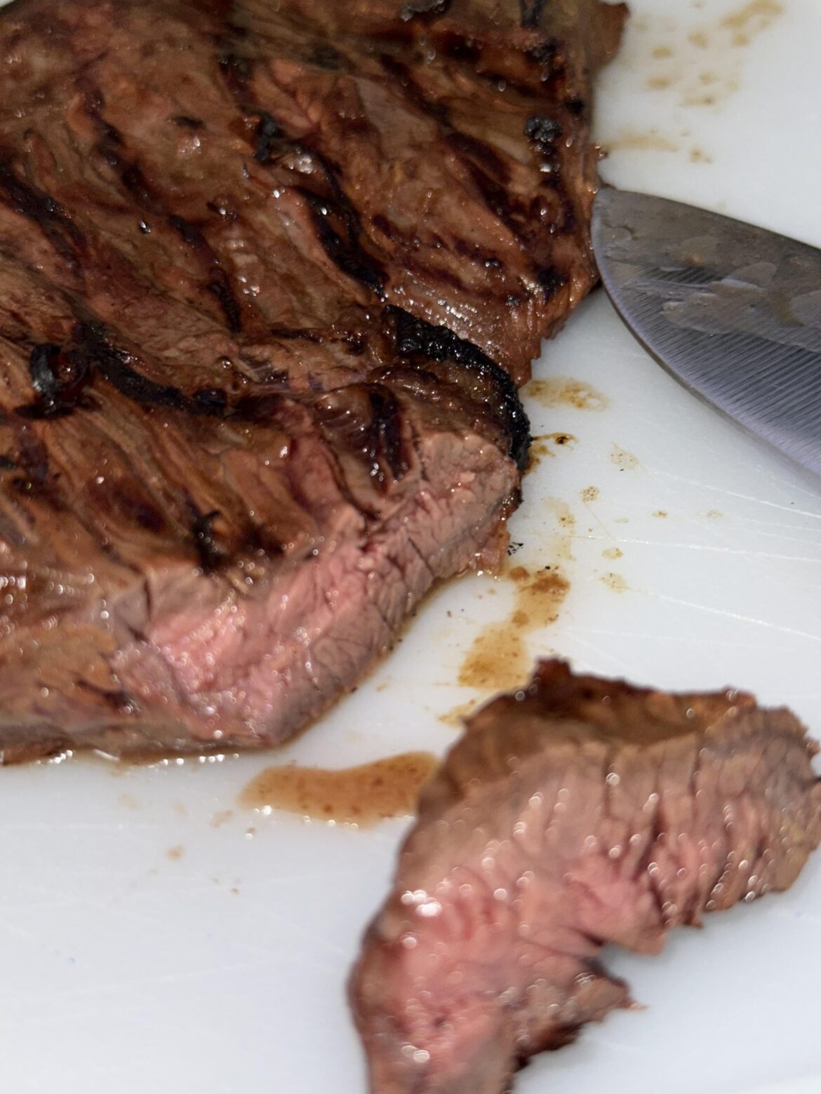 First time grilling flap steak, never heard of it.  Will 100% buy this again.  I paid like $7.50 for this steak at Winn Dixie.  Grilled at 500 for 8 mins, next time I’d do less time.