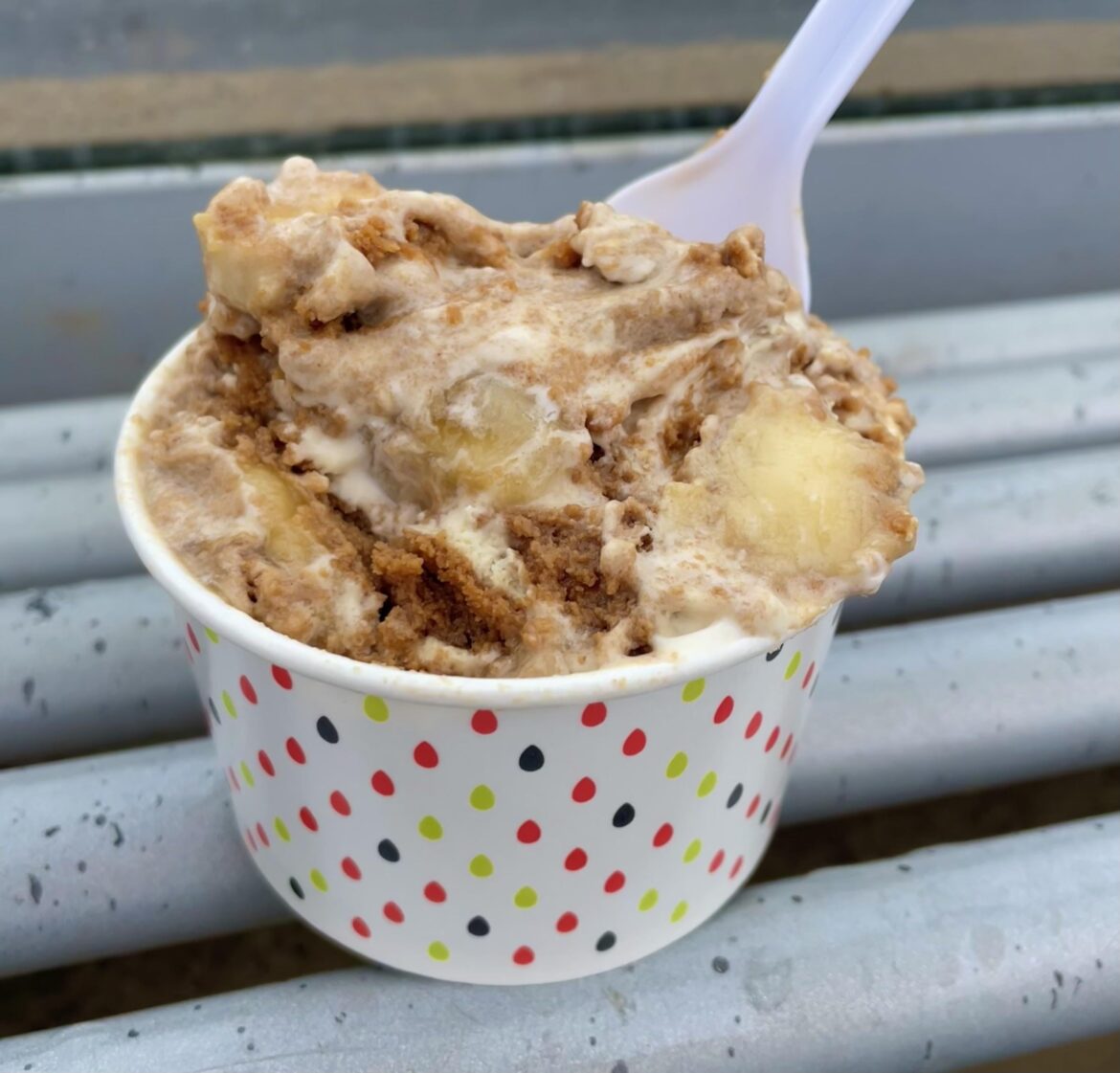 Had to get the Biscoff banana pudding from Sticky Bakery one last time after hearing of their upcoming closure… 🥲