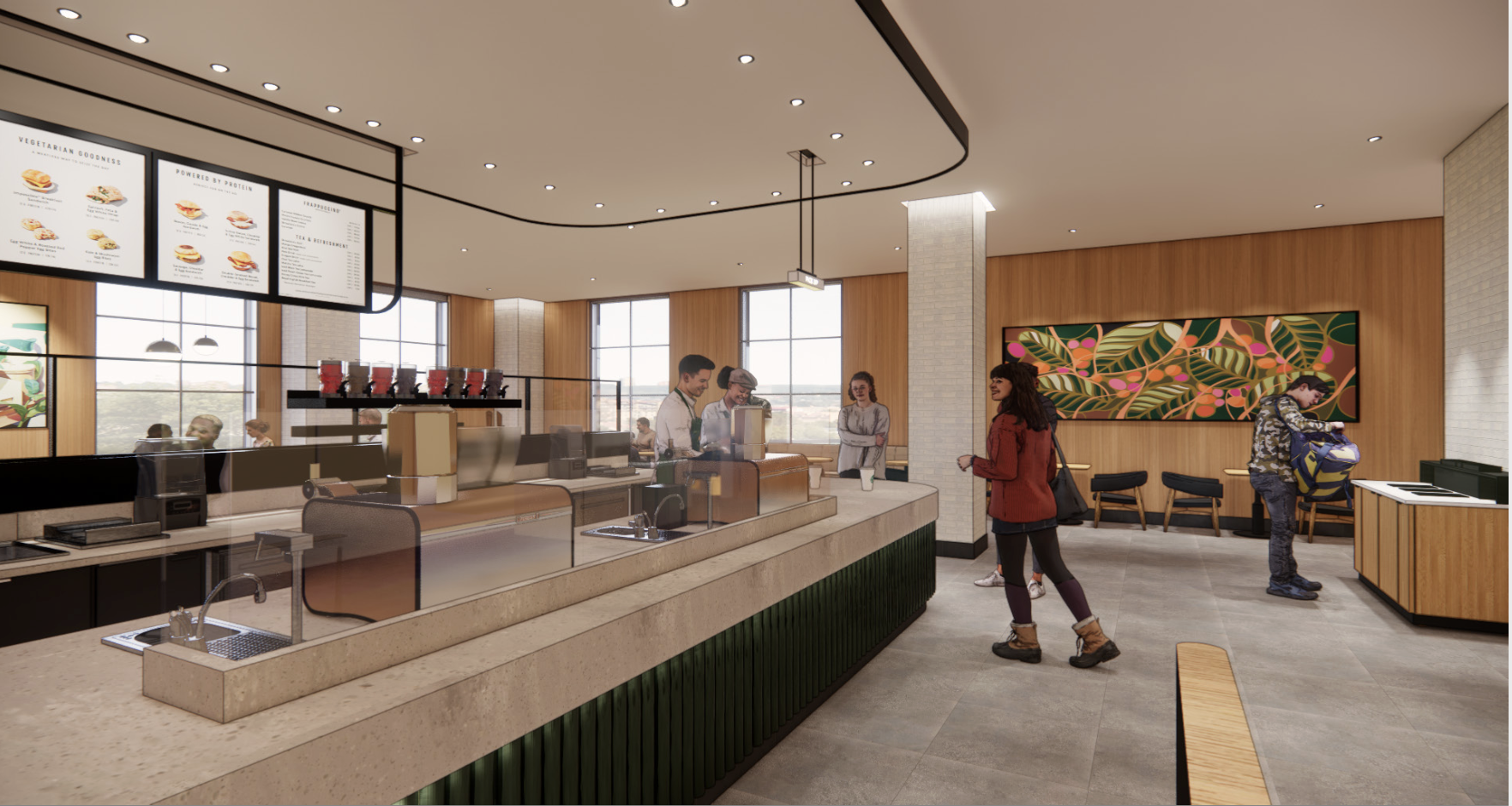 Following student input, the space formerly Union Grounds is under construction.