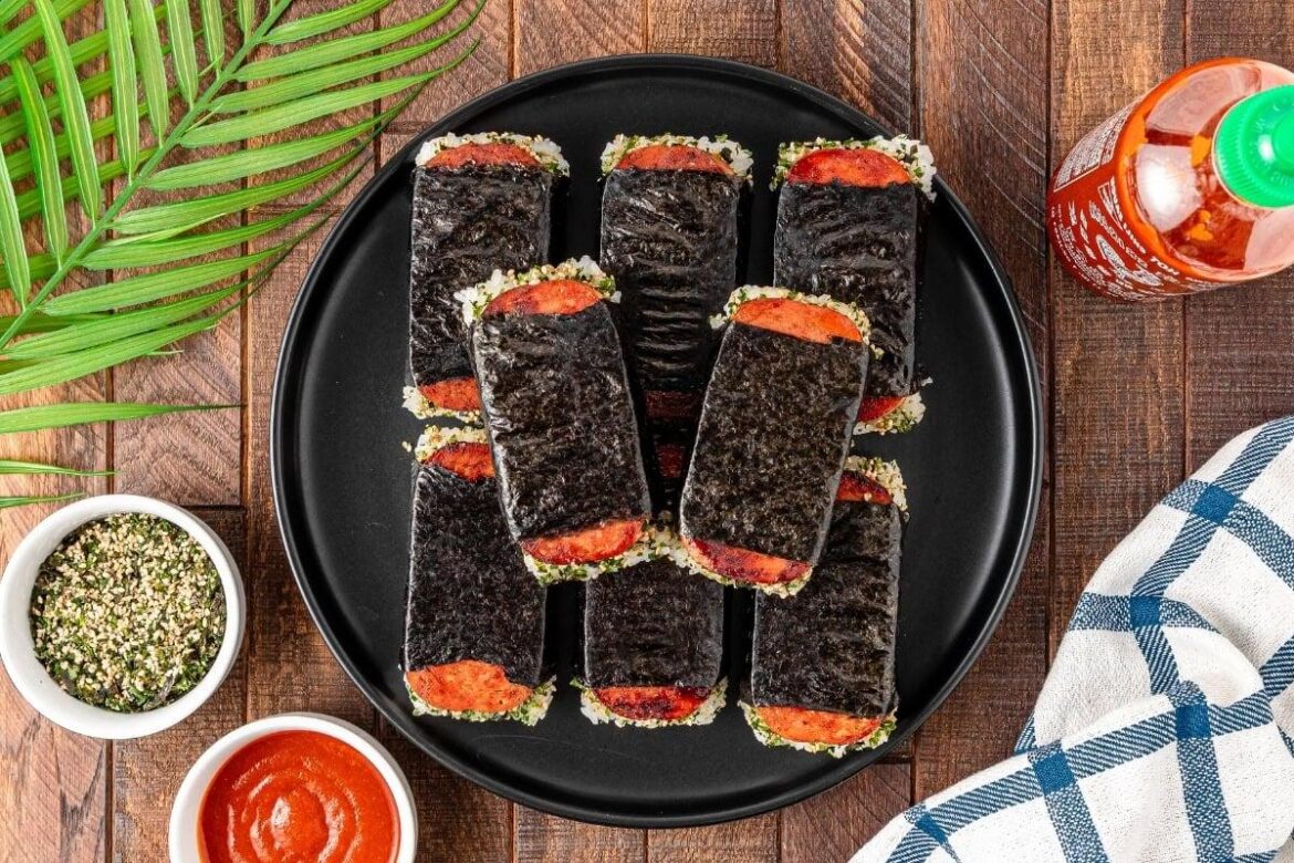 Easy Hawaiian Spam Musubi With Sushi Nori Seaweed