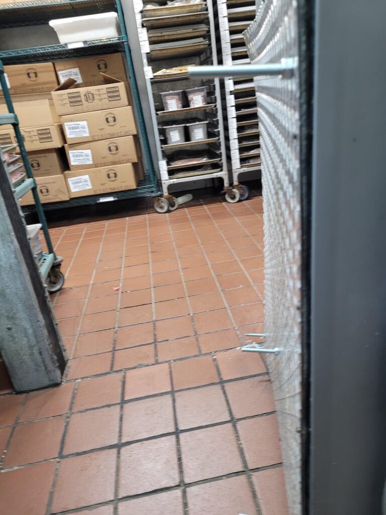 This is how they 'fixed' our walk in door.