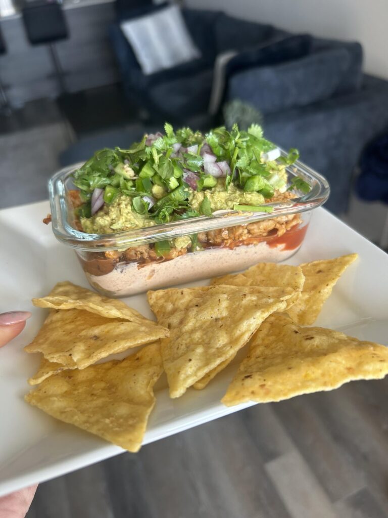 Mini Taco Dip for Lunch