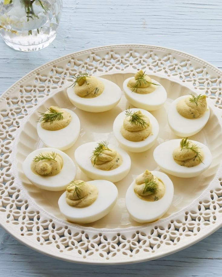 easter food traditions like deviled eggs