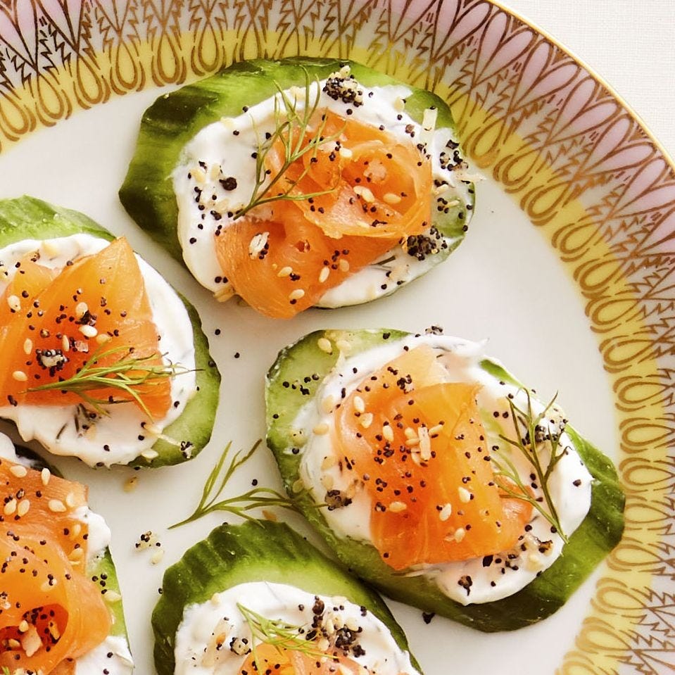 smoked salmon bites