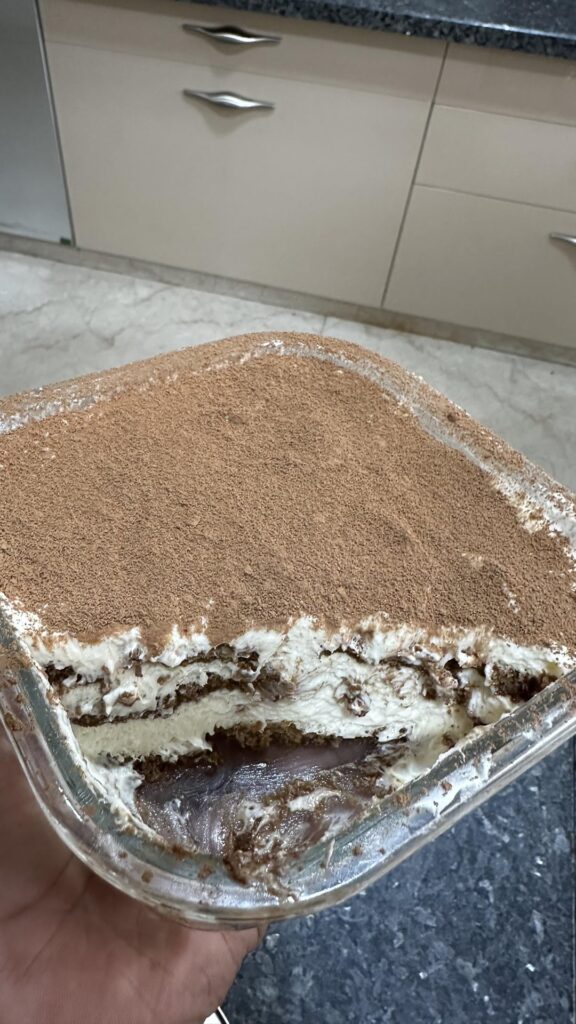 Made tiramisu for the first time and everyone loved it!