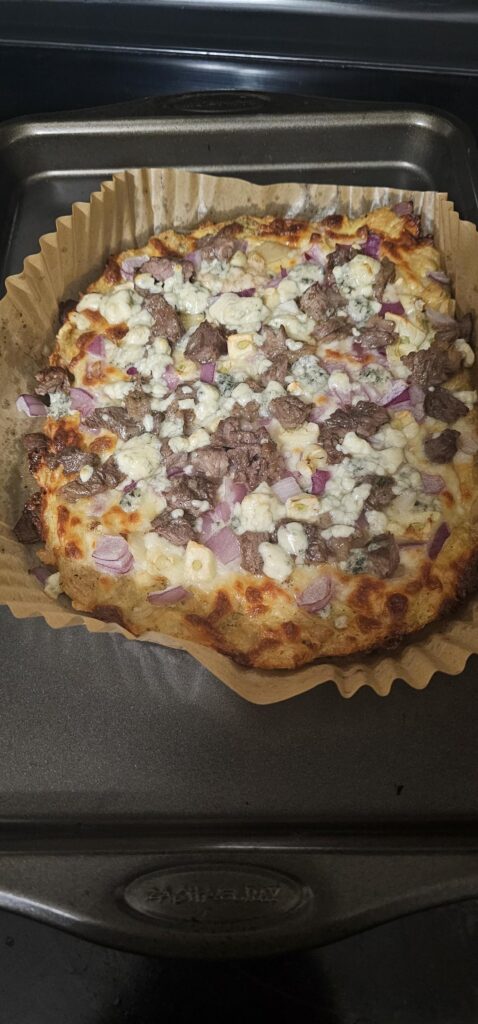Incredibly Tasty Garlic Steak Chicken Pizza