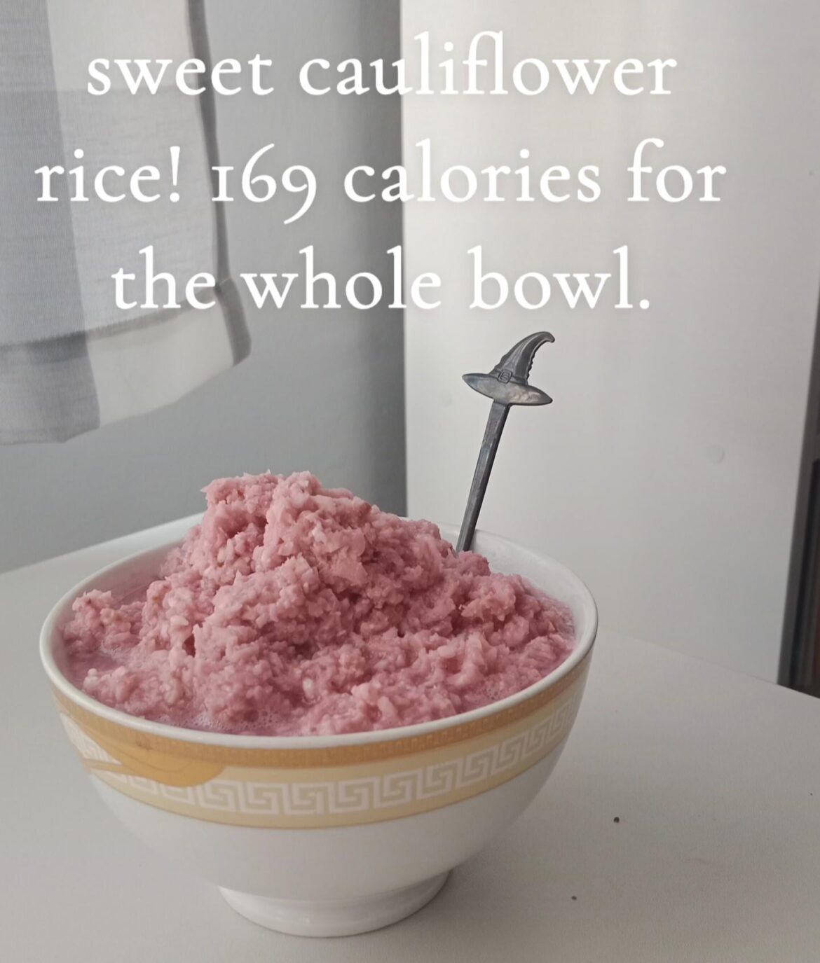 sweet cauliflower rice!