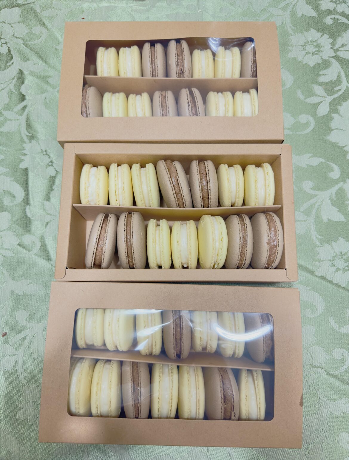 First time making chocolate macarons