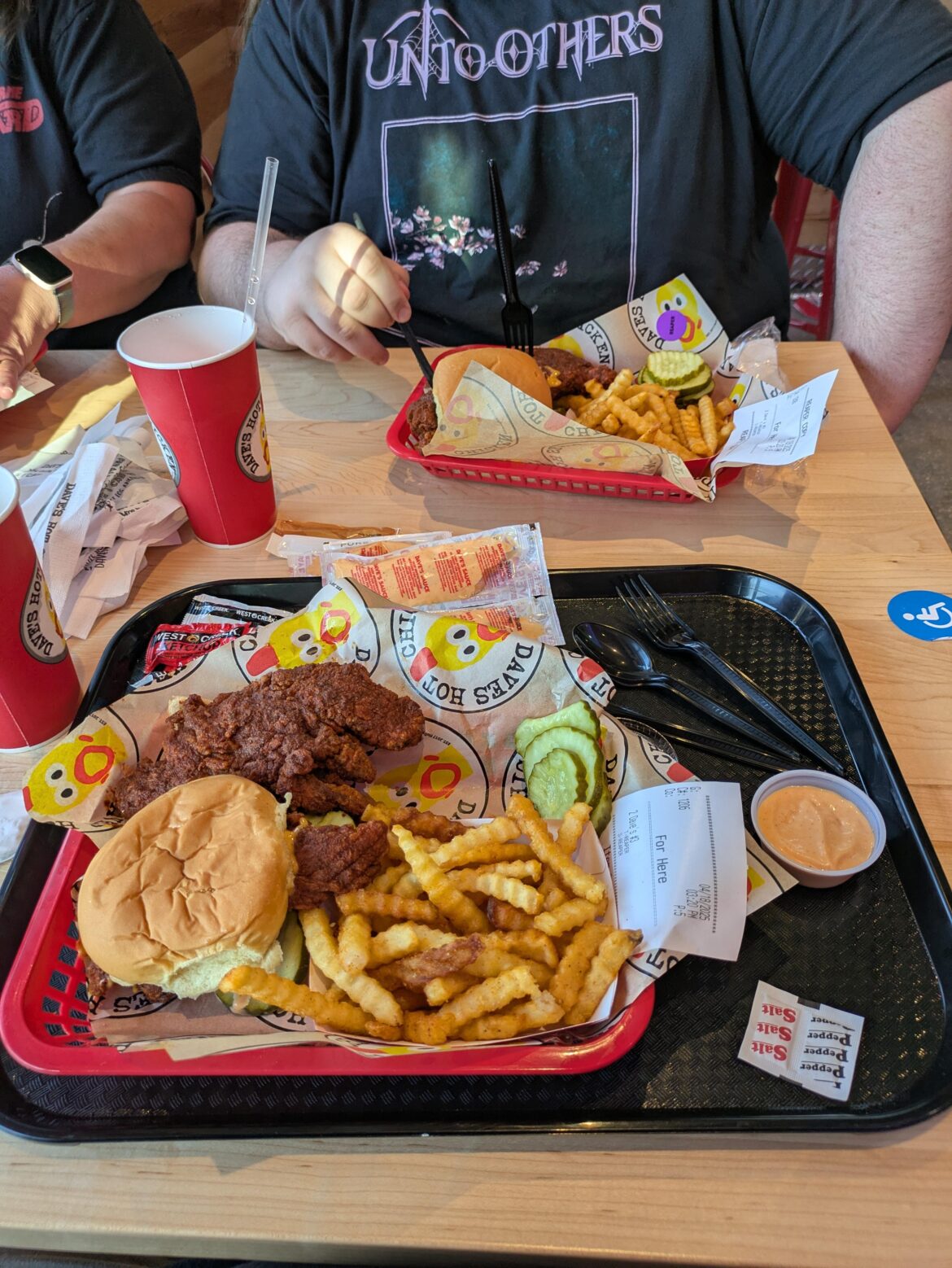 So we finally got a Dave's Hot Chicken in our state and we went Friday. The Reaper hit, hard. My son and I suffered.