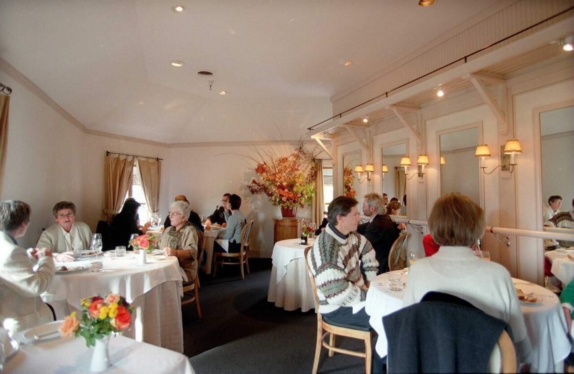 dining for lunch at the French Laundry in Yountville.