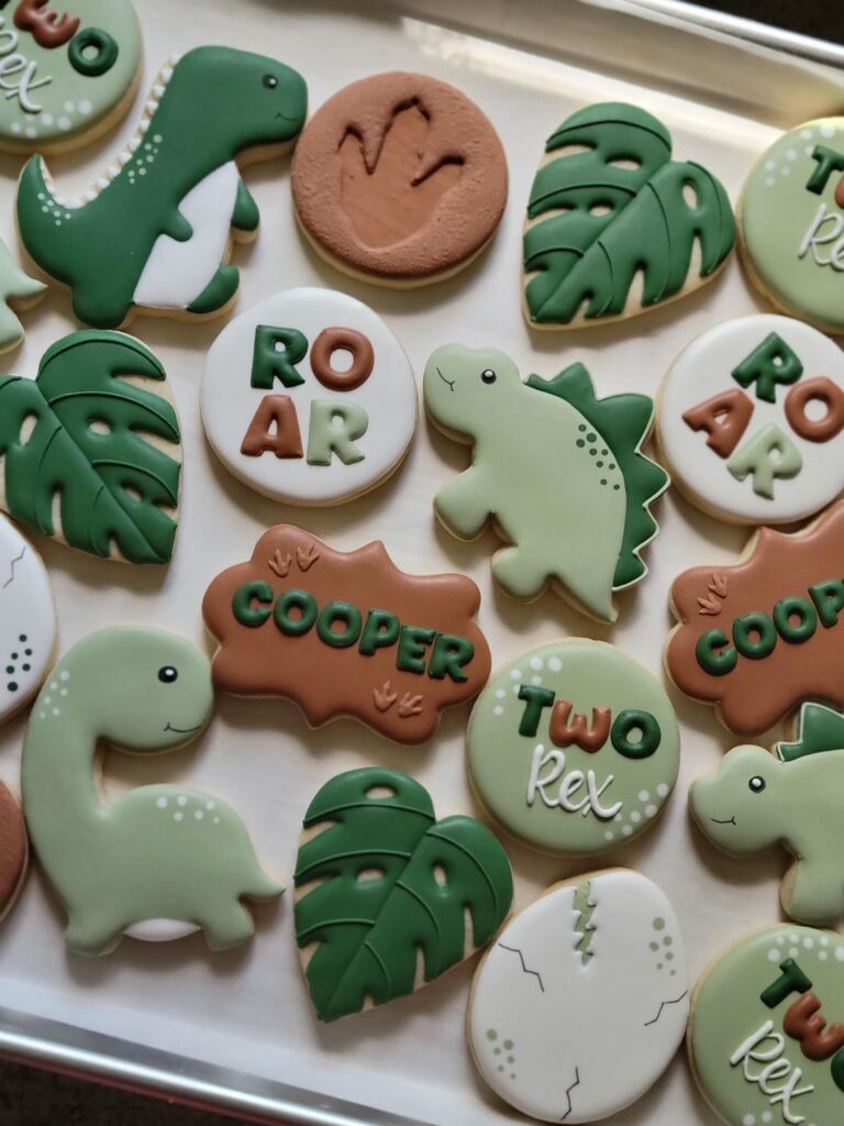 Two-Rex bday cookies!