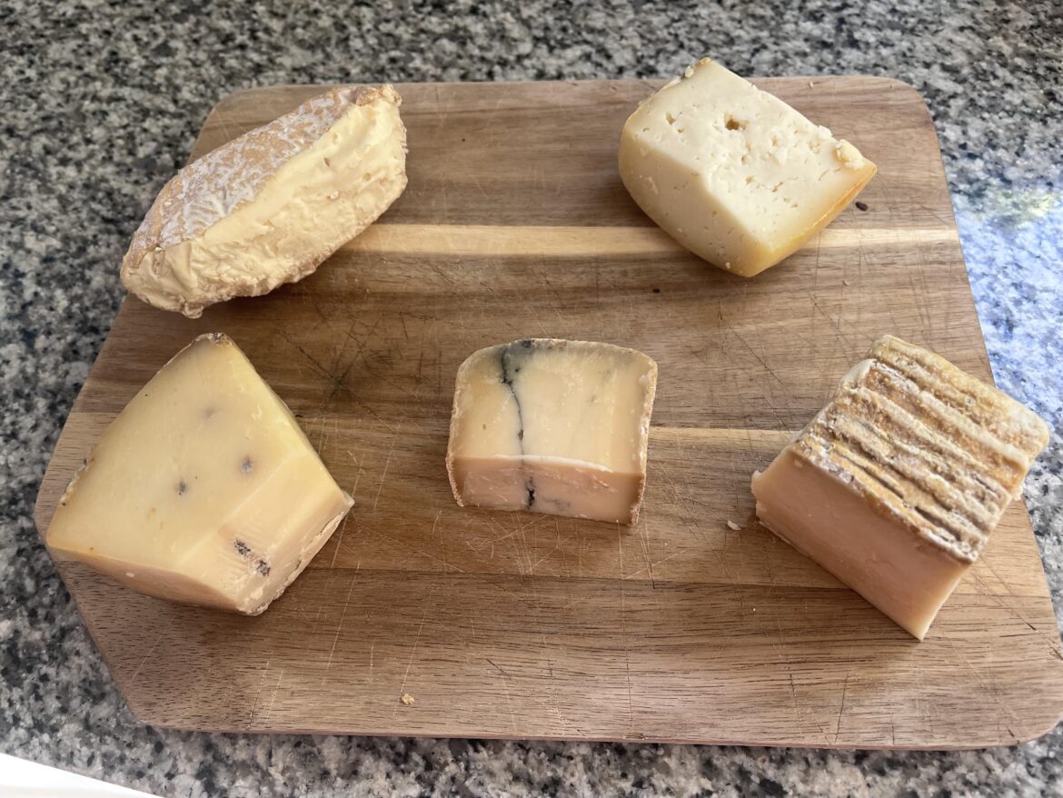 Friday night cheese plate