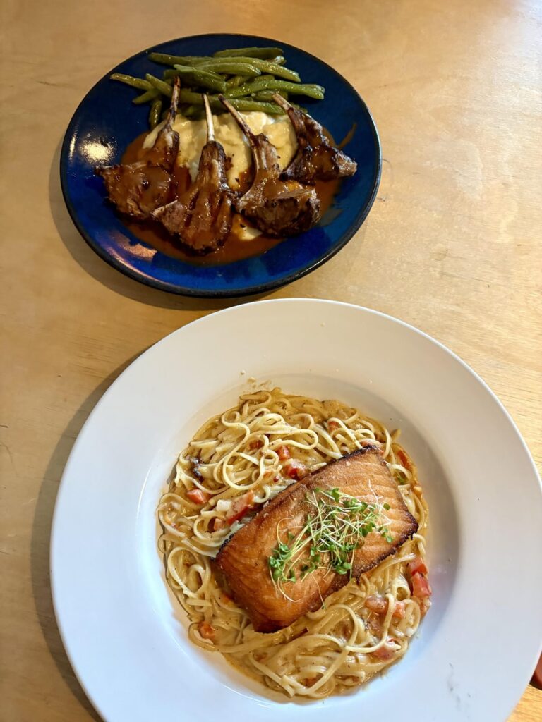 Bronzeville Winery - will be dreaming about this salmon tagliatelle for awhile