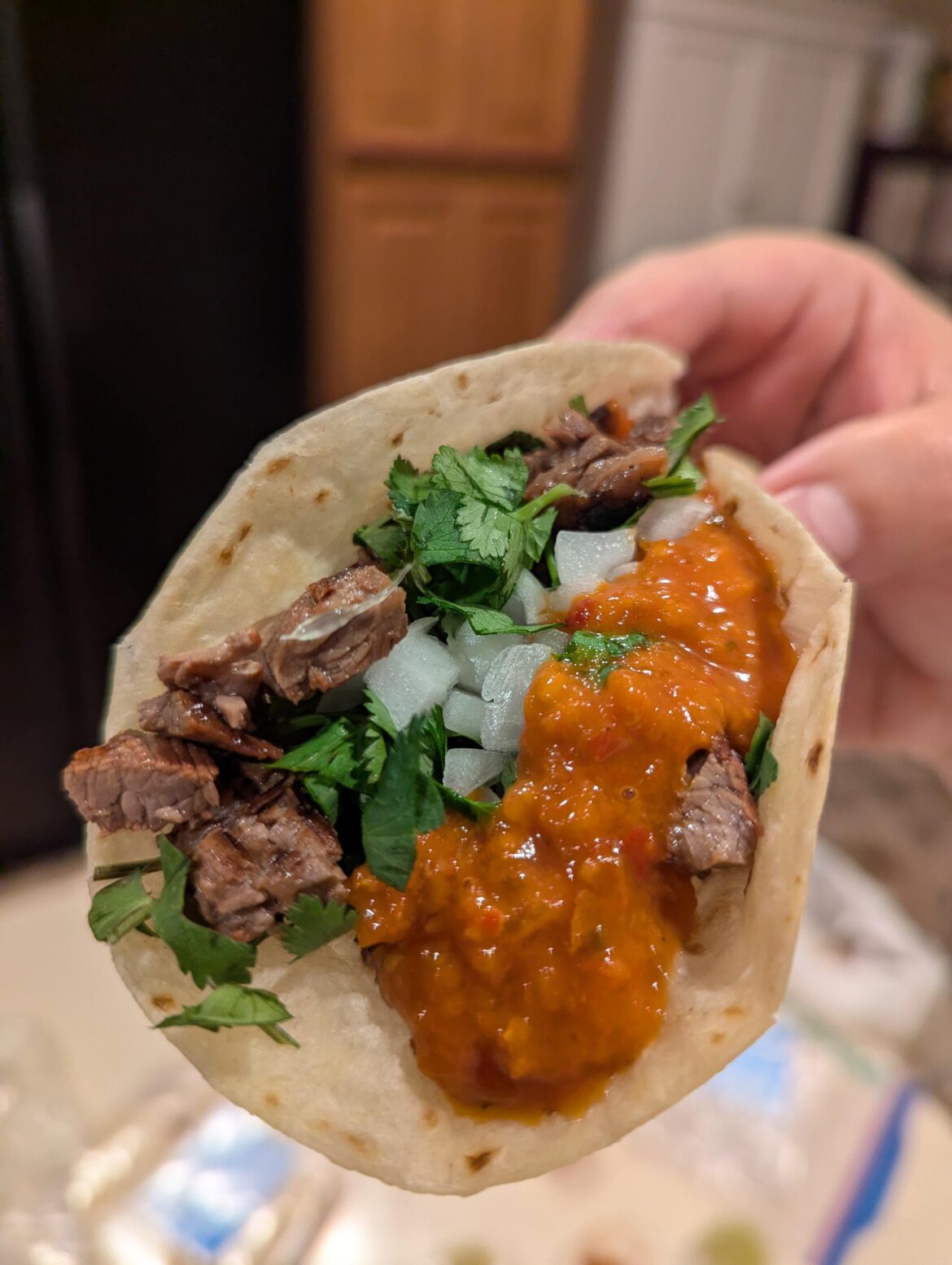 Carne asada. Well worth the effort.