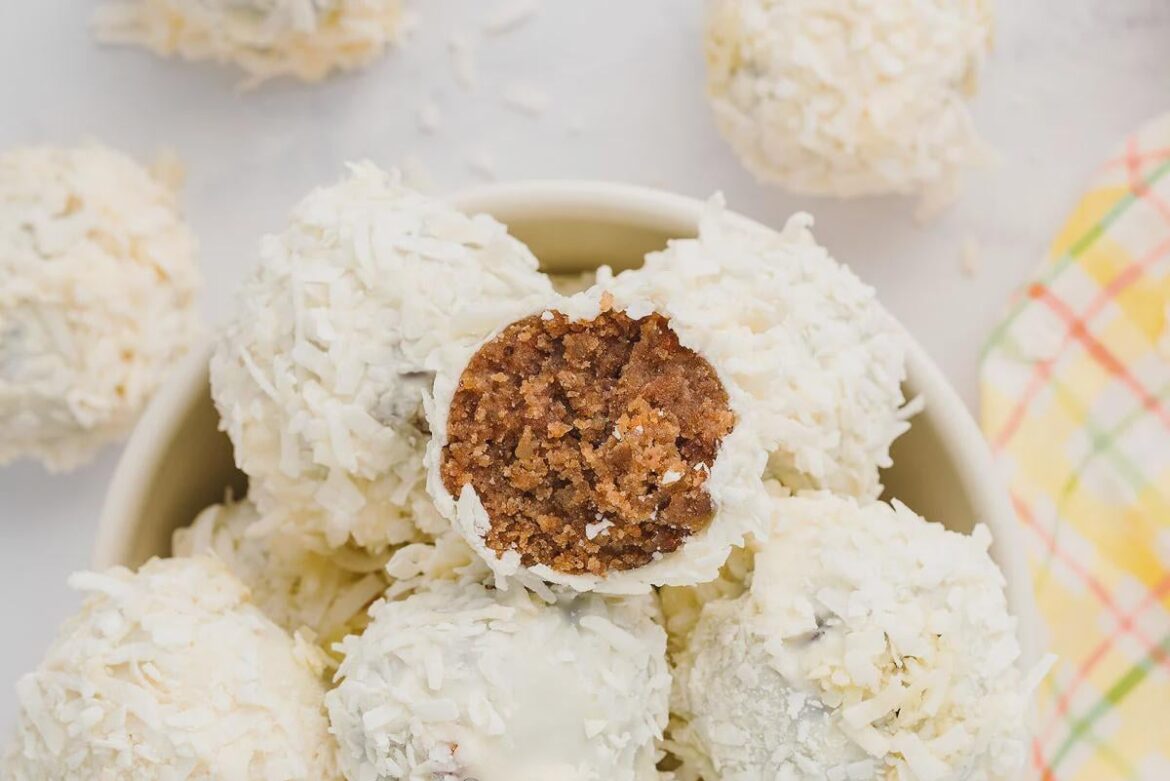 Easter Carrot Cake Balls