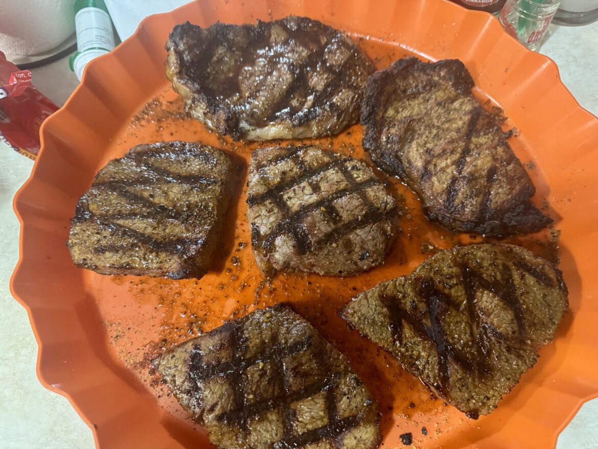 Ribeyes and sirloins for the unwashed Heathens