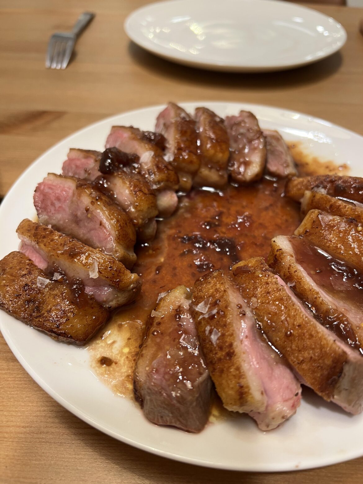 Made Sous vide duck breast for the first time!
