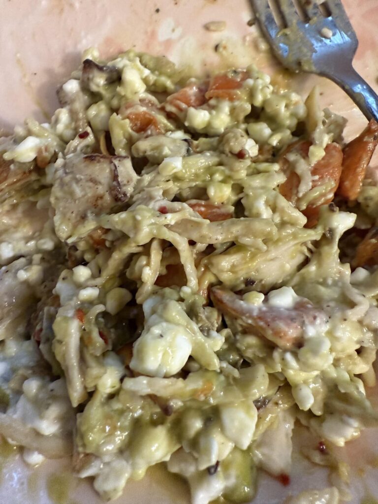 My dinner after mixing it (vs before) looks like dog vomit