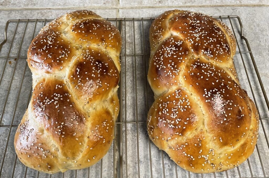 Made sourdough challah for the first time