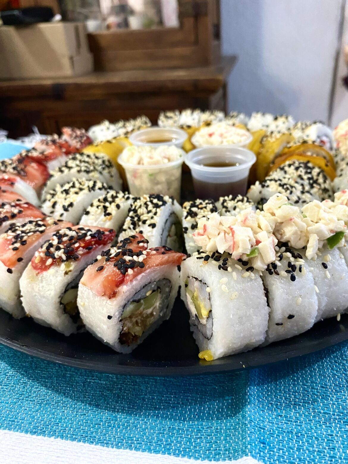 I finally decided to start my sushi business, and this is the first platter I’m selling! 🤭