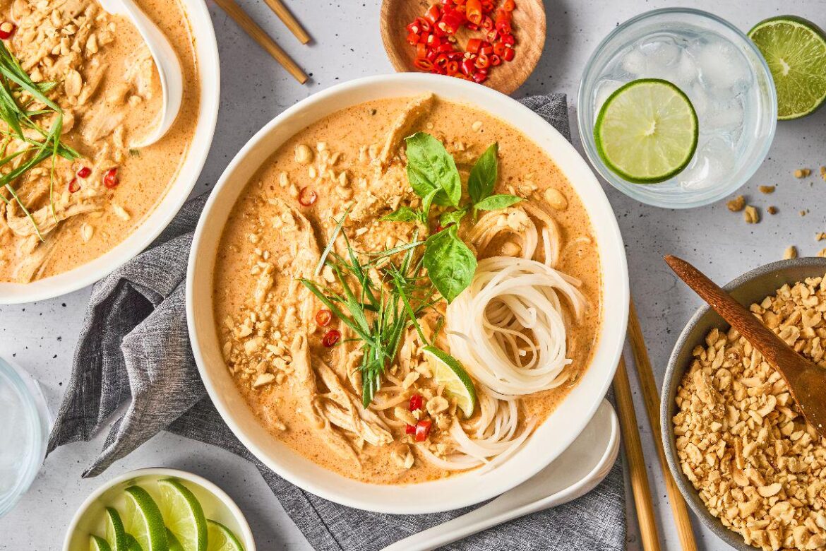 Red Curry Chicken Noodle Soup