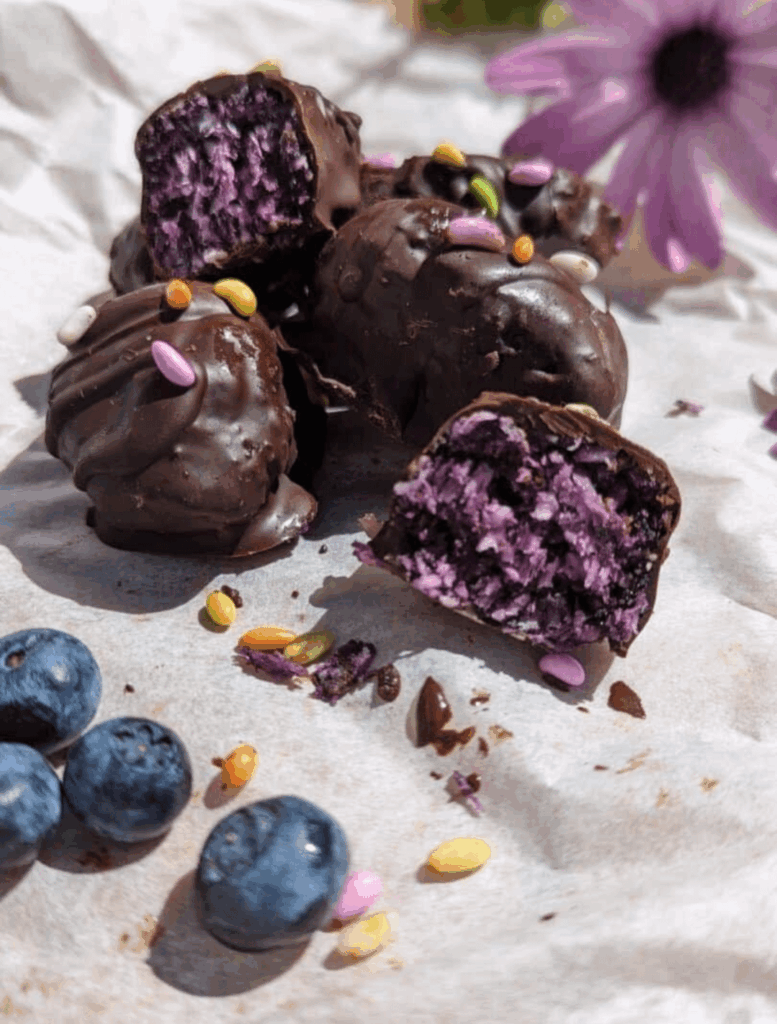 Chocolate Bounty Blueberry Bites
