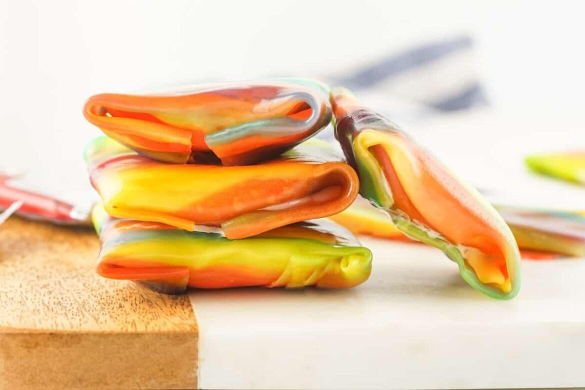 Fruit Roll-Up Ice Cream Sandwiches