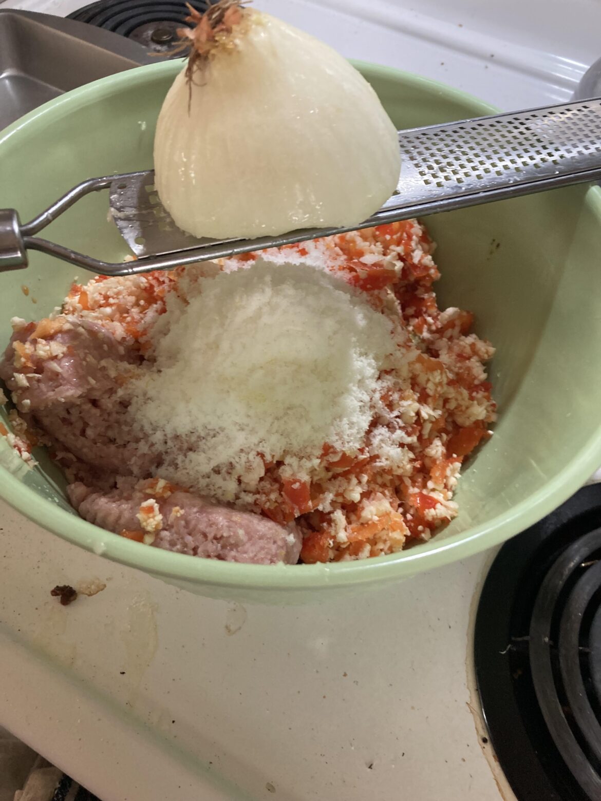 Do y’all grate frozen onion?