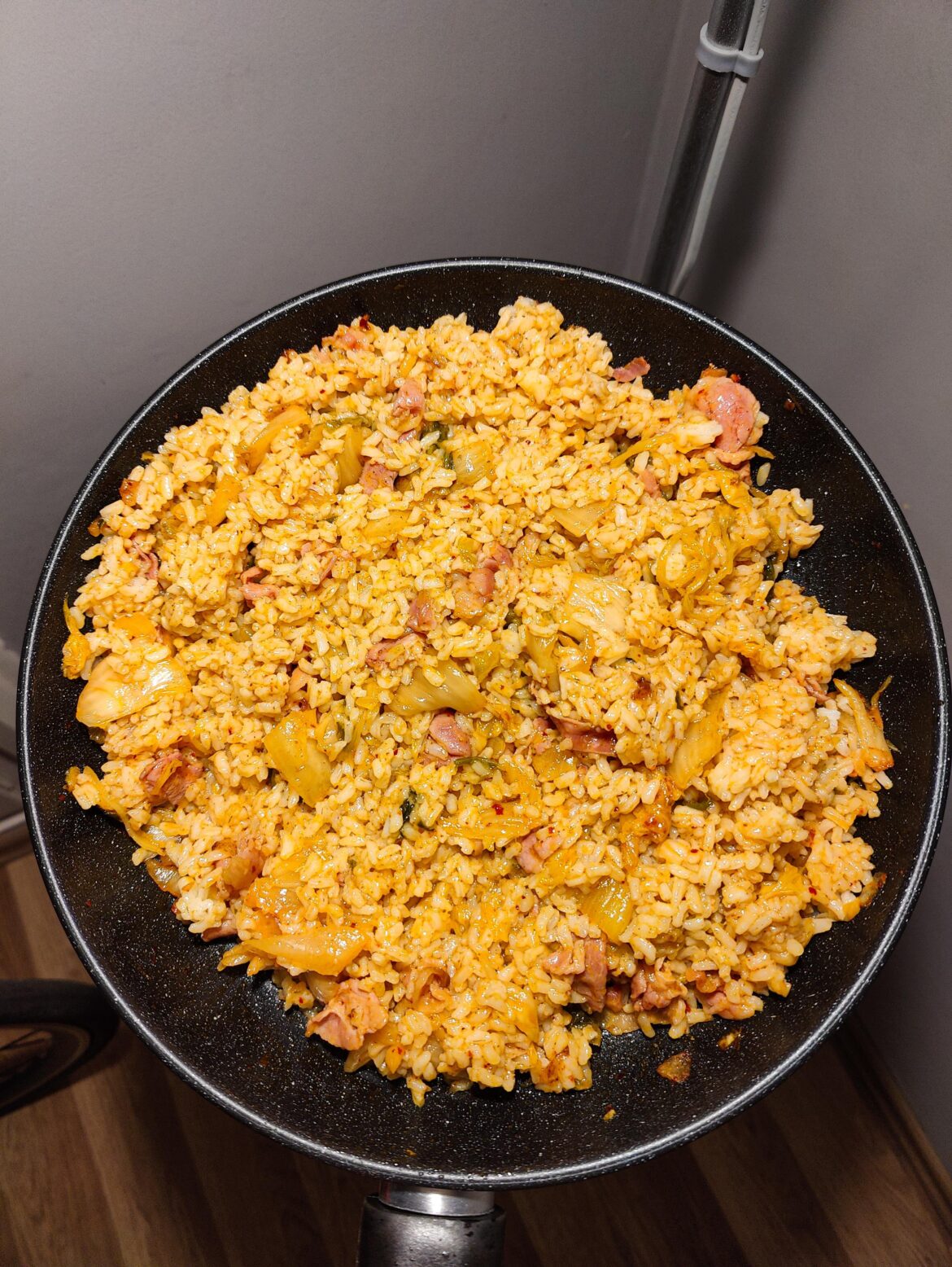 Kimchi fried rice I made for my gf