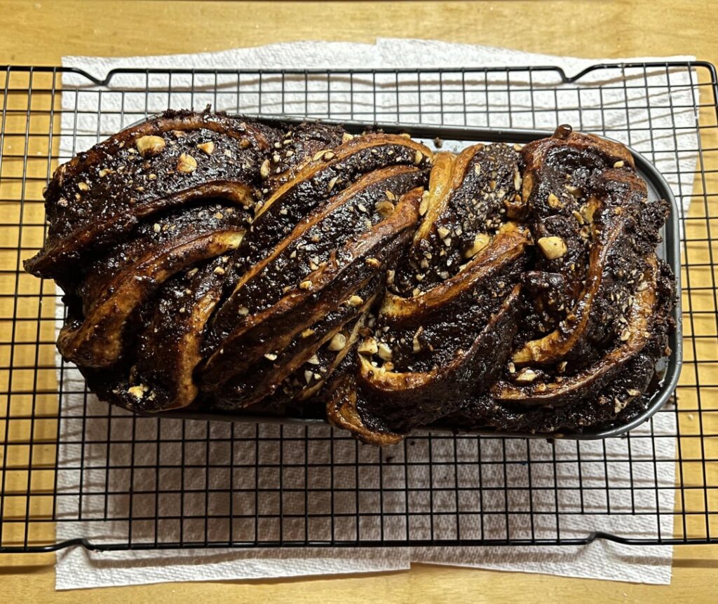 first ever babka, using paul hollywood’s recipe!