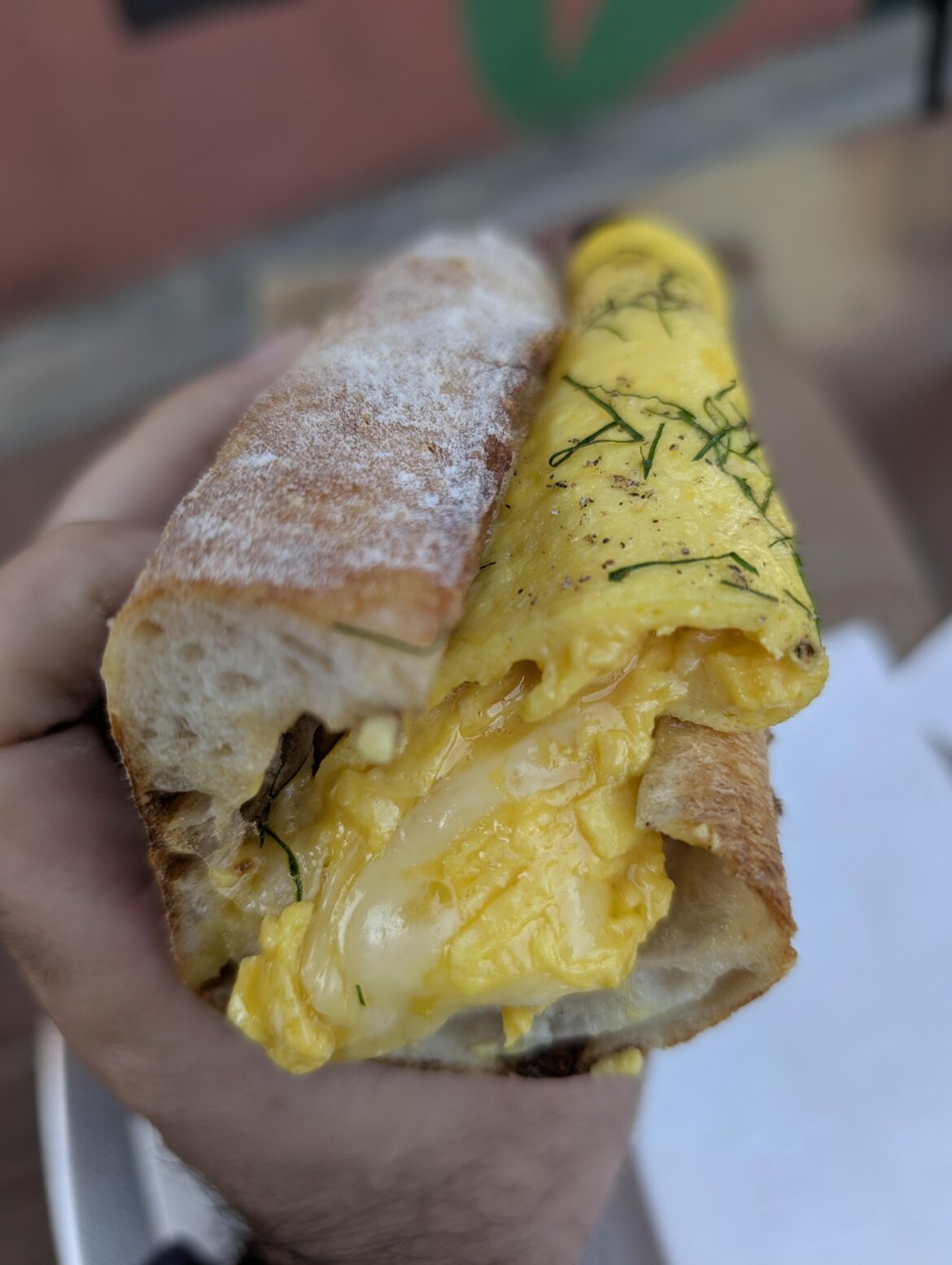Maison Matho Omelette Sandwich